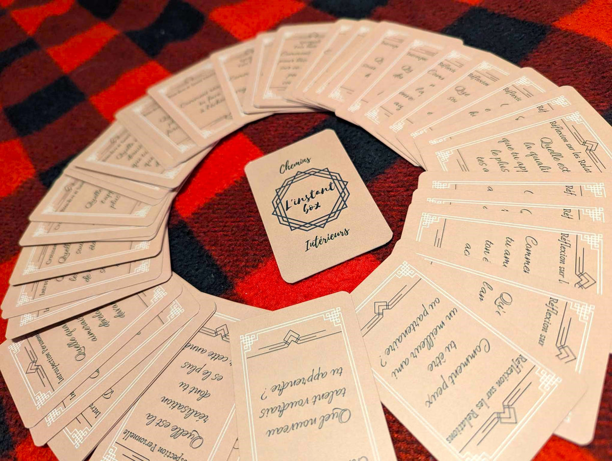 Instant Box Jeu de carte ''Chemins intérieurs'' – L'instant Box