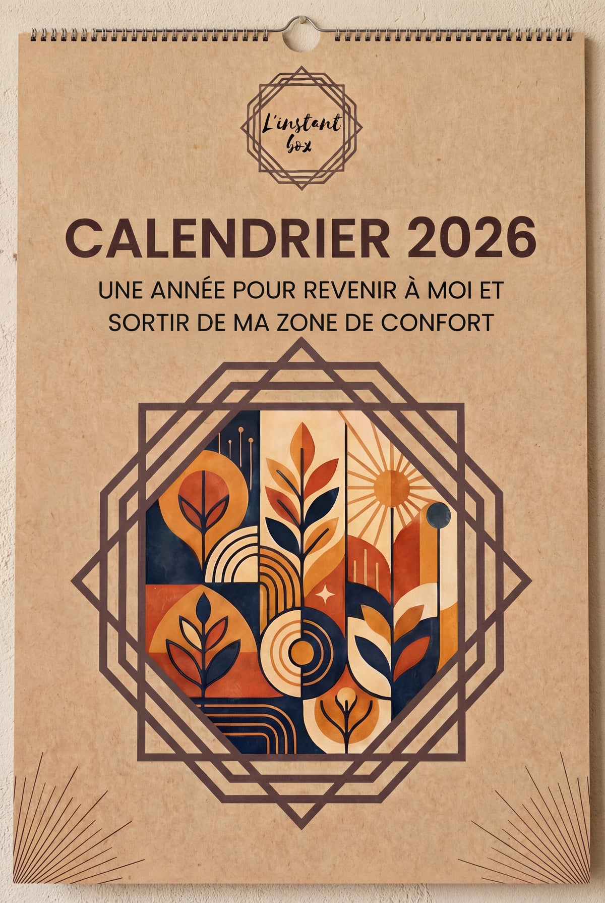 Instant Box Calendriers mural 2026 L'instantbox : Votre année entre Introspection ...