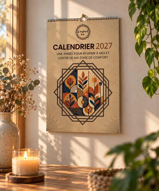 Calendriers mural 2027 L'instantbox : Votre année entre Introspection et Audace